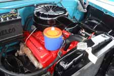 Bone Stock V8 265ci Motor in 1955 Chevy Nomad Station Wagon